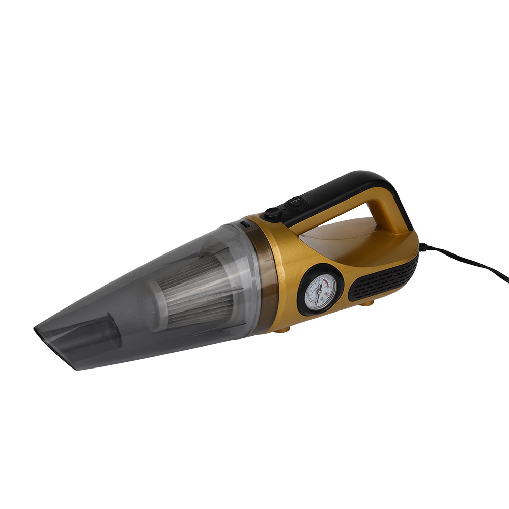 DC 12V 60W com inflador de pneus 2 em 1 função aspirador de carro portátil